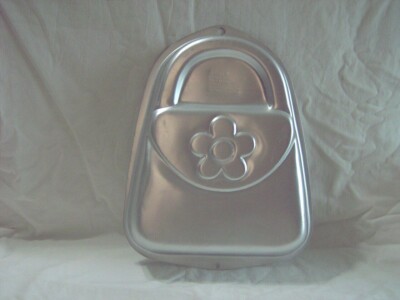 WILTON PURSE HAND BAG GIRL PARTY FUN SHAPE CAKE PAN Tombstone