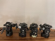 4-Bogen Manfrotto Model 3063 Professional Tripod Lot, Head Only