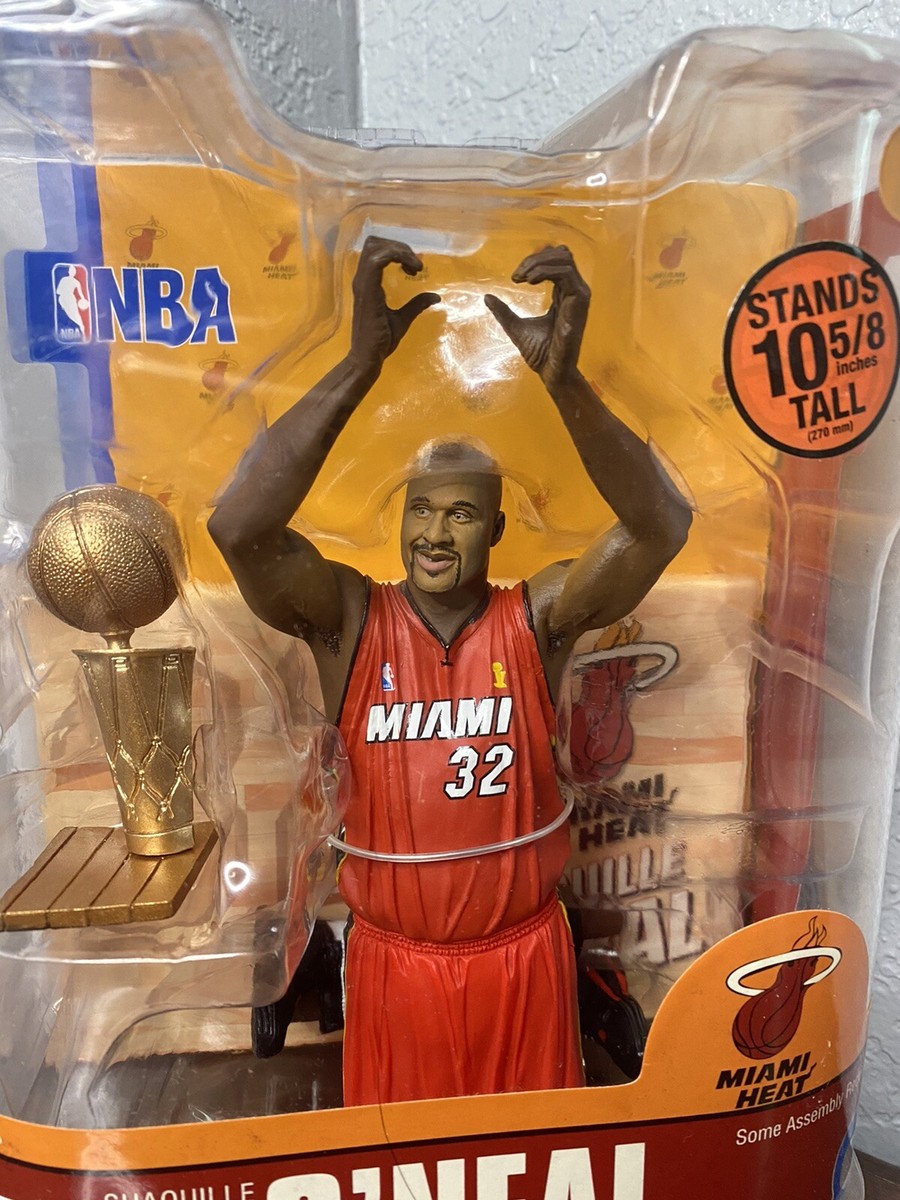 McFarlane SHAQUILLE O'NEAL SHAQ Miami Heat NBA Figure! w McFarlane SHAQUILLE O'NEAL SHAQ Miami Heat NBA Figure! w