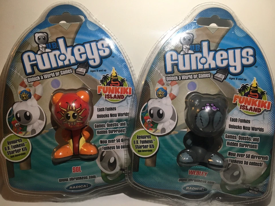 Vintage Funkeys Toys 2007 Set Of 2 - Image 2 of 3