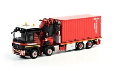 WSI 410076 MB MP3 w/Fassi F1100 Crane - Mammoet Global Support 1/50 Die-cast MIB