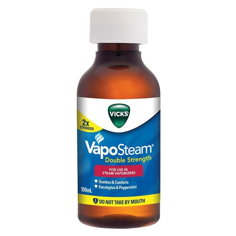 Vicks Vapo Steam Double Strength - 100ml Soothes and Comfort Eucalyptus |  eBay