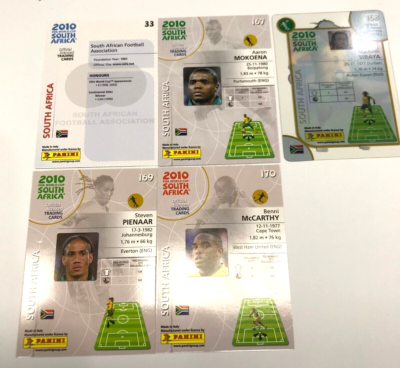 2010 FIFA WORLD CUP PANINI カード　セット 21 different signed autographed 2010 Panini FIFA World Cup