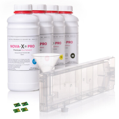 4c Starterset | SS21 | Mimaki  JV33|CJV30|JV5 NOVA-X  PRO | Permanent Chip
