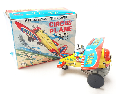 Brinquedos Raros - Avião de acrobacias Circus Plane com palhaço