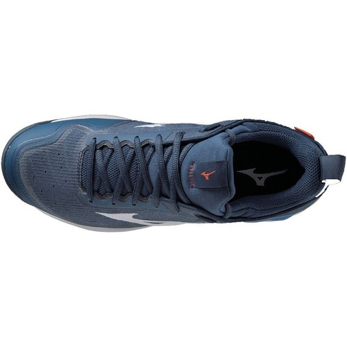 Mizuno Wave Luminous 2 Court Shoes Blue Netball Sports Training Comfort Trainers - Picture 3 of 4