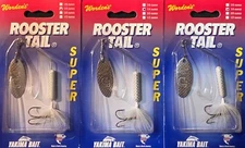Worden's Rooster Tail SRT.194   White    3pk