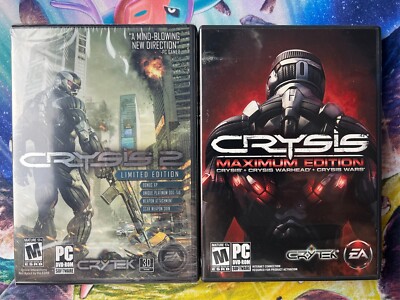Crysis Maximum Edition (PC, 2009) & Crysis 2 Limited Edition EA (2 Game Set)