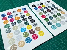 Tamiya Lacquer Paint 10ml LP Self Adhesive Paint Lid Labels - updated for 2025