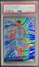 Santi Aldama 2021 Panini Revolution Cosmic #114 Grizzlies Rookie RC /99 PSA 10
