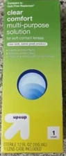 NEW, Up and Up Clear Comfort Multi-Purpose Contact Solution, #AU22424-605
