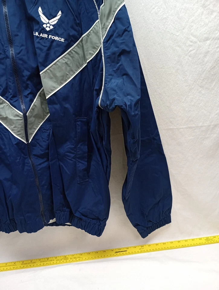 Chaquetas para hombre XX-grandes edición de la Fuerza Aérea de Estados Unidos PTU cortavientos azul marino 8415-01-518-4618 Foto 4 de 4