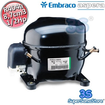 Verdichter Kompressor EMBRACO ASPERA NEK2134GK R404A R507 LBP CSIR 8,7 cm3