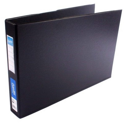 Bantex 4 D-Ring A3 Querformatordner 38 mm (Schwarz)