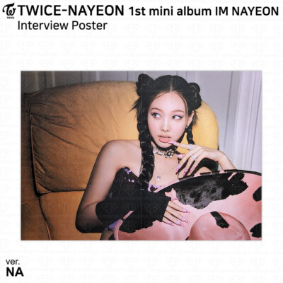 Nayeon 1st Mini Album I'm Nayeon Official Interview Folded Poster