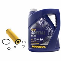 MotoröL ÖLfilter SH4030P Set 10W30 API SN 5 Liter FüR Mercedes Benz CLK C Klasse