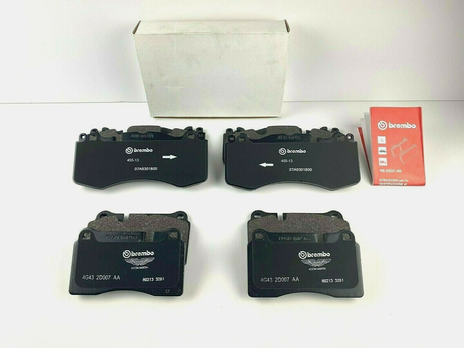 🚚Aston Martin Rapid, & V8 Vantage Front & Rear Brake Pads Kit - Genuine