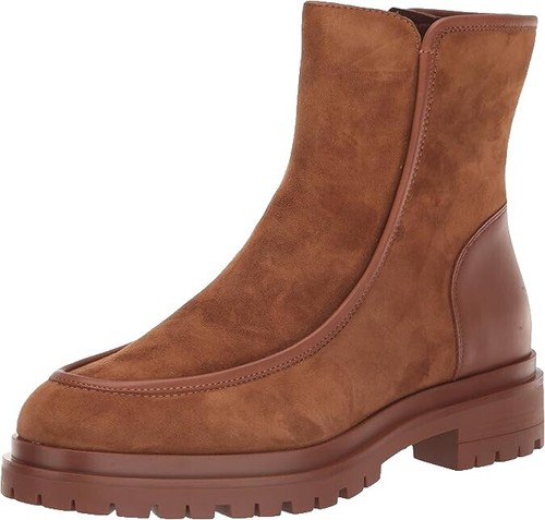 Lauren Ralph Lauren Leather Denver Wedge Bootie Lace-Up Design Y2K Brown 10 POLO RALPH LAUREN Mens Black Waterproof Buckle Accent Oslo  main image 2