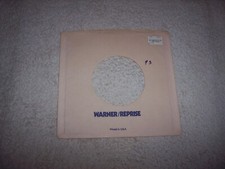 WARNER/REPRISE RECORDS 7 INCH 45 RPM ORIGINAL SLEEVE ONLY NO SPLITS 342