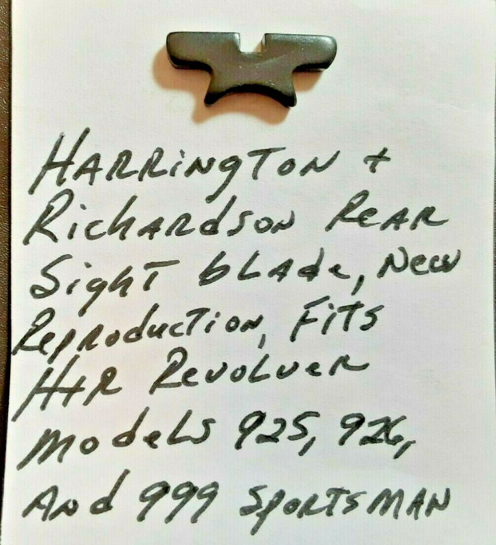 H&R Rear Sight Blade, Blued, Fits Models 999, 925, 926, .090" Thick