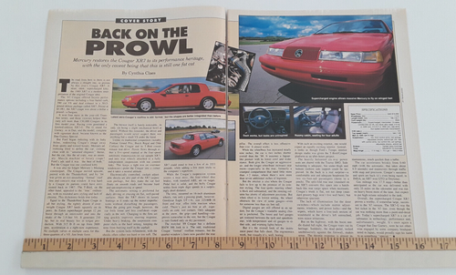 1989 MERCURY COUGAR XR7 SUPERCHARGED ORIGINAL ARTICLE - 第 1/2 張圖片