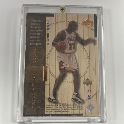 Michael Jordan Scottie Pippen 1997-98 Hardcourt Holding Court