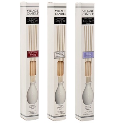 3 Box Village Candle Dri-Tec 3 Different Scent Reeds In Each Box (Total 15 Reed)