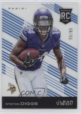 2015 Panini Clear Vision Rookie Blue 59/99 Stefon Diggs #140 0hr4