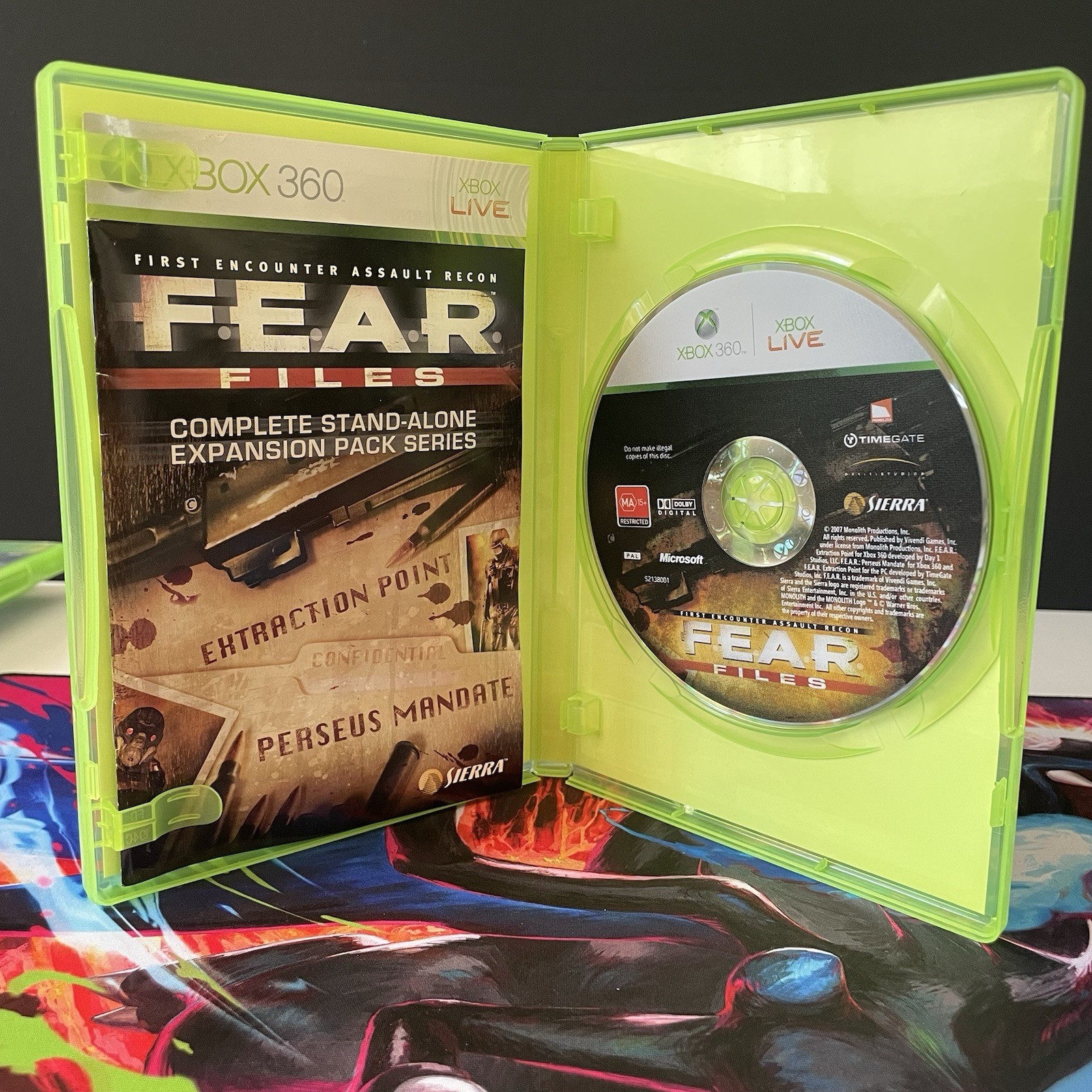 Microsoft Xbox 360 - FEAR Files First Encounter Assault Recon - 2007 Complete