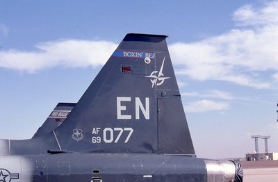 Kodachrome Slide 69-7077 (EN) T-38A Talon USAF Mesa Gateway Airport 03 (B33)