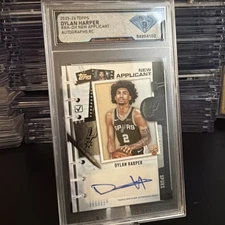 2025 Mint 9 Topps Dylan Harper New Applicant Rookie AUTO NA-DH Spurs LICENSED💎