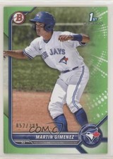 2022 Bowman Prospects Neon Green Border 52/399 Martin Gimenez #BP-97 y0i
