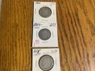 Set of 3 Different Barber Quarters 1892-1893-1895