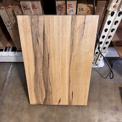 Black Limba 22''x14.8''x1.78'' Variegated Kiln Dried  Bass Body blank KD Frake
