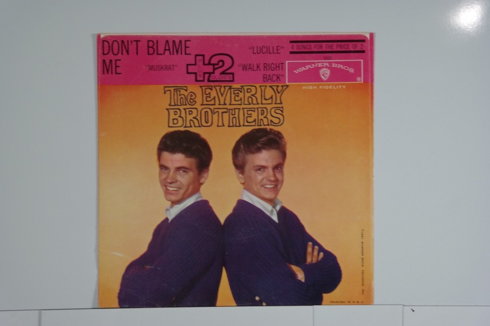 THE EVERLY BROTHERS, WARNER BROS. #5501 4 SONG EP W/ PICTURE SLEEVE | eBay