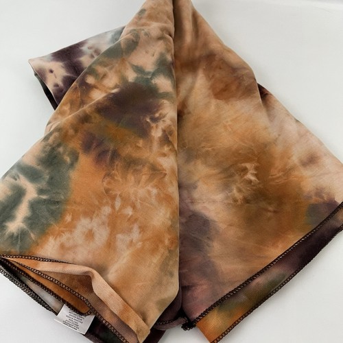 LOGO Lori Goldstein Oversized Orange Tie-Dye Scarf Wrap 70” X 30” #9375 - Picture 3 of 3