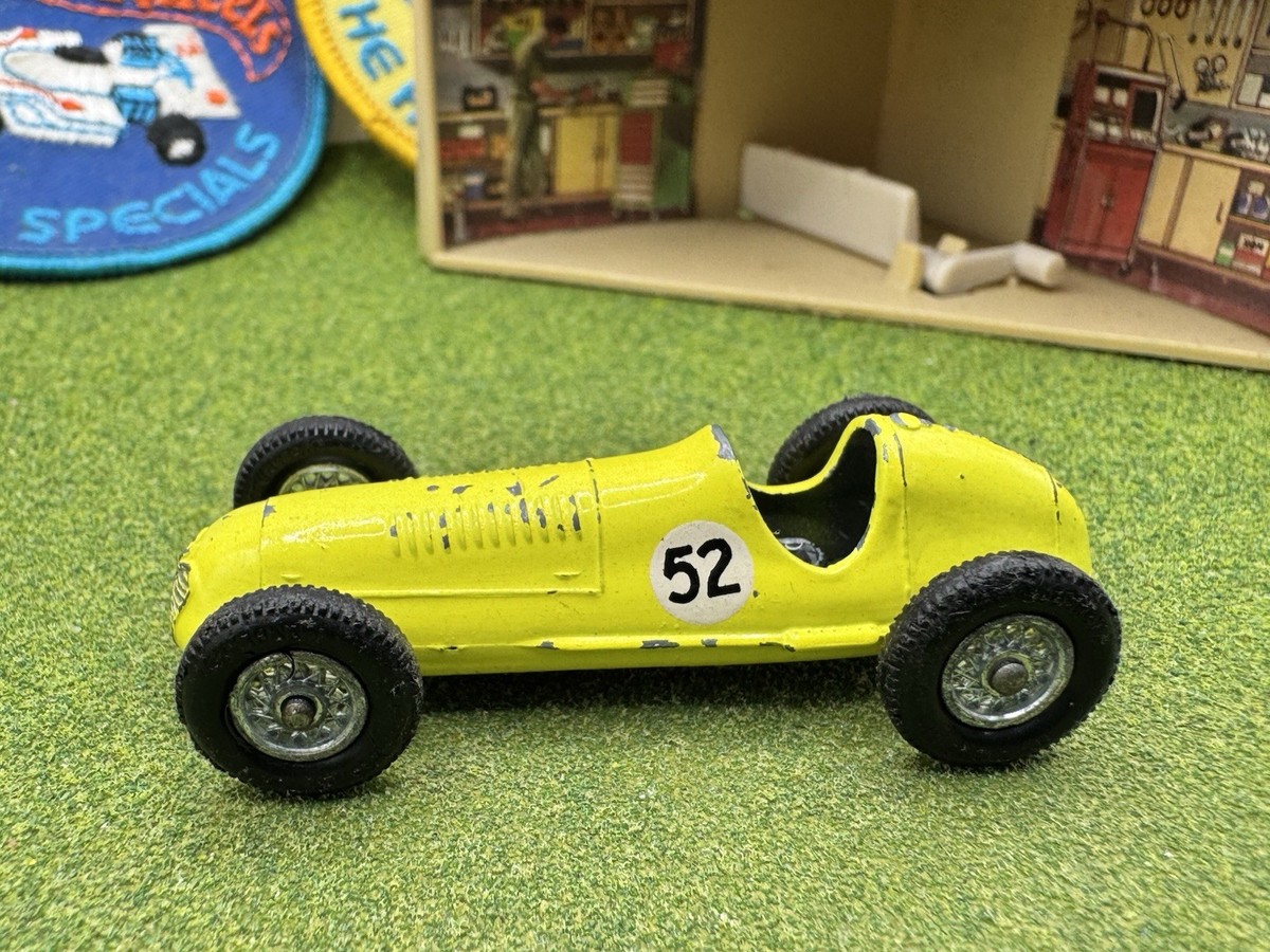 レア物 マスダヤ スクランブルサーキット 未使用 レトロ おもちゃ 1965 Matchbox Lesney Maserati 4CL T/1948 No. 52-A Yellow Formula