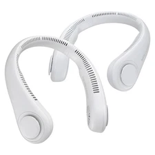 Jisulife Neck Fan Cooling Performance Ultra-Light Design Sweatproof 2 Pack new