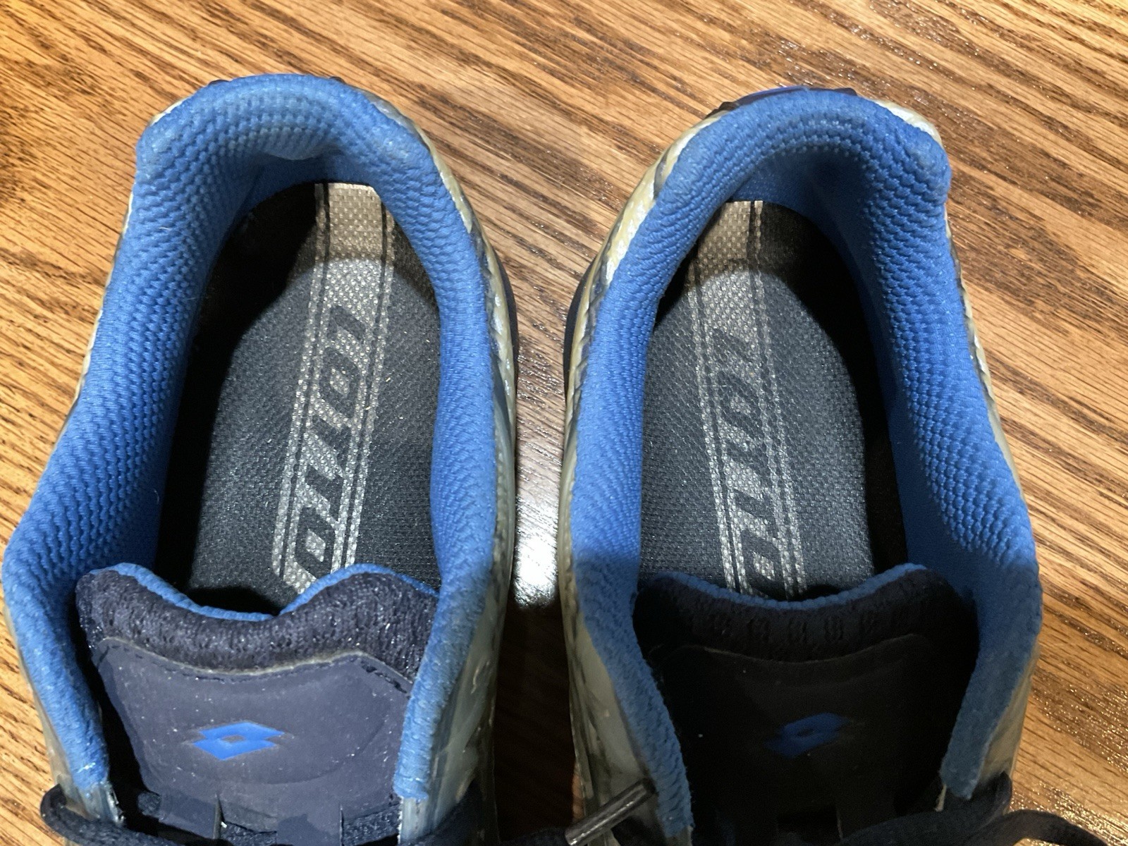 Lotto Scarpe Uomo Mirage Tennis Pickleball Badminton Blu Taglia 10 5 Usate