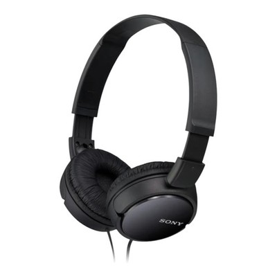 Sony MDR-ZX110 On-ear Kopfhörer Faltbarer Bügelkopfhörer 40 mm Treiber Schwarz