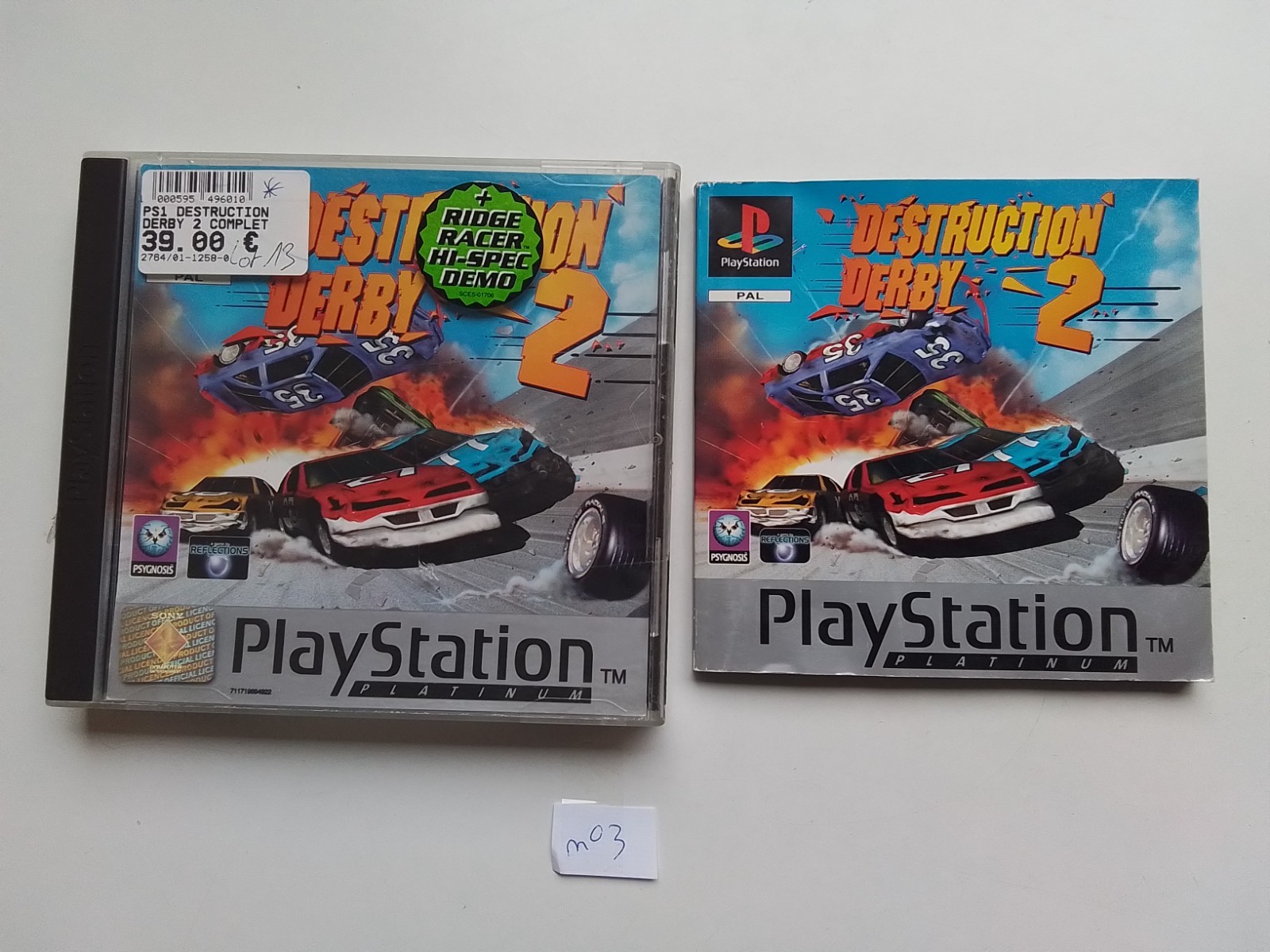 Destruction Derby 2 Complet sur Playstation PS1 et PS2 !!!