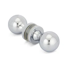Portals Coda Back-to-Back Knob - Polished Chrome