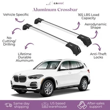 ERKUL Roof Rack Cross Bars Fits BMW X5 G05 2019-2025 Aluminum Lockable OPEN-BOX