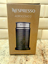 Nespresso Aeroccino 3 Hot & Cold Milk Frother - Black/Steel