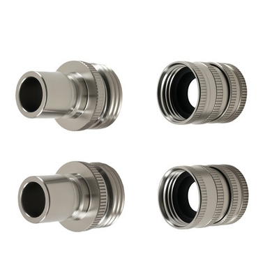 #ad 4Pcs Garden Hose Pressure Washer Adapter 3 4quot; Quick Connect Stainless $15.39