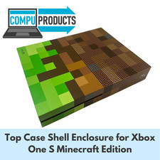 Microsoft Top Case Shell Enclosure for Xbox One S Minecraft SLIM Game Console