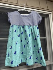Tea Collection Girls striped sailboat Dress Size 4