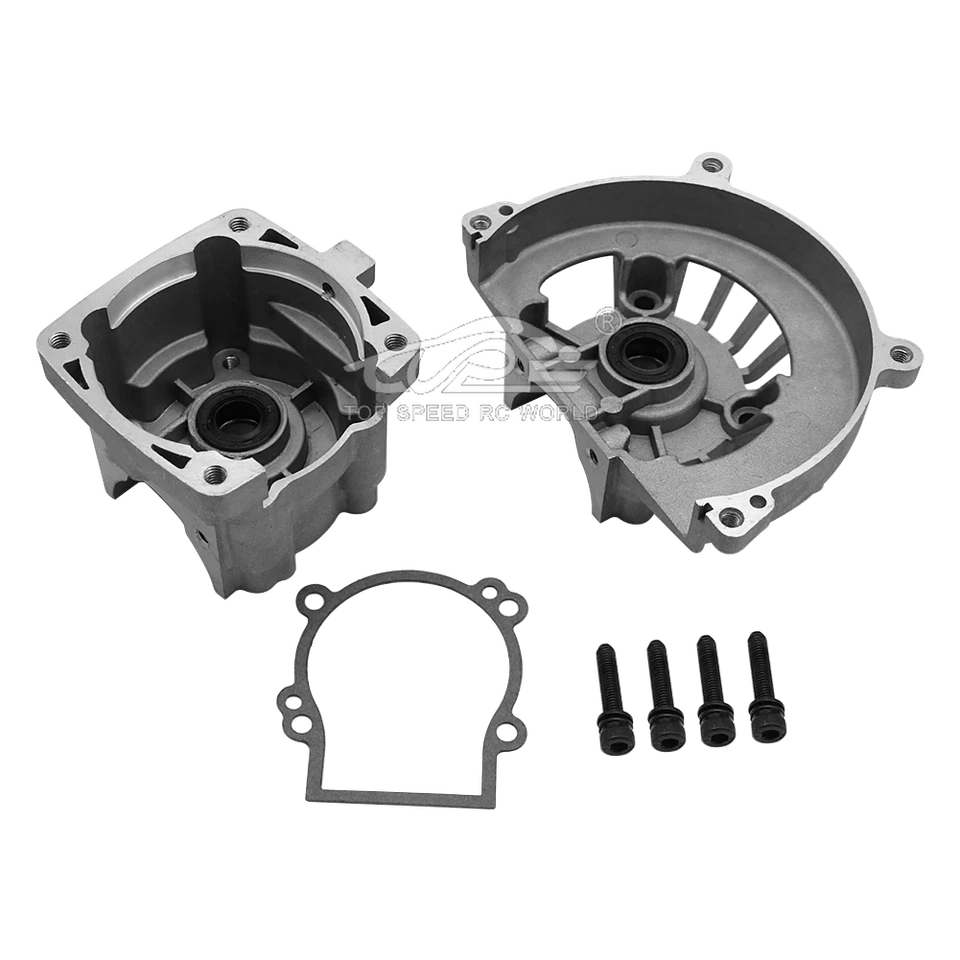 4 Löcher Kurbelgehäuse Mit Lager Passend Für 29-30.5 Ccm 1/5 HPI BAJA 5B 5SC CAR - Bild 2 von 4