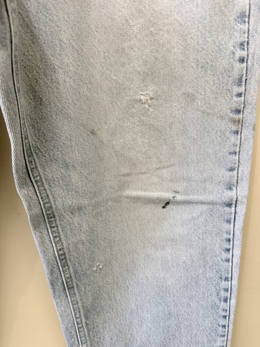 Vintage Carhartt 38x30 Relaxed Denim Jeans Light Workwear Distressed B17 FITS 37 - Picture 3 of 9