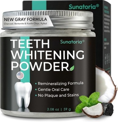 Teeth Whitening Powder -Remineralizing Tooth Powder with Nano Hydroxyapatite,2oz